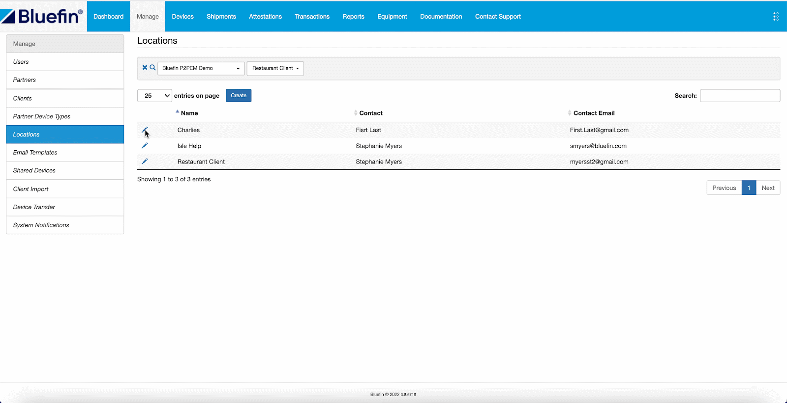 Deactivate a Location in P2PE Manager